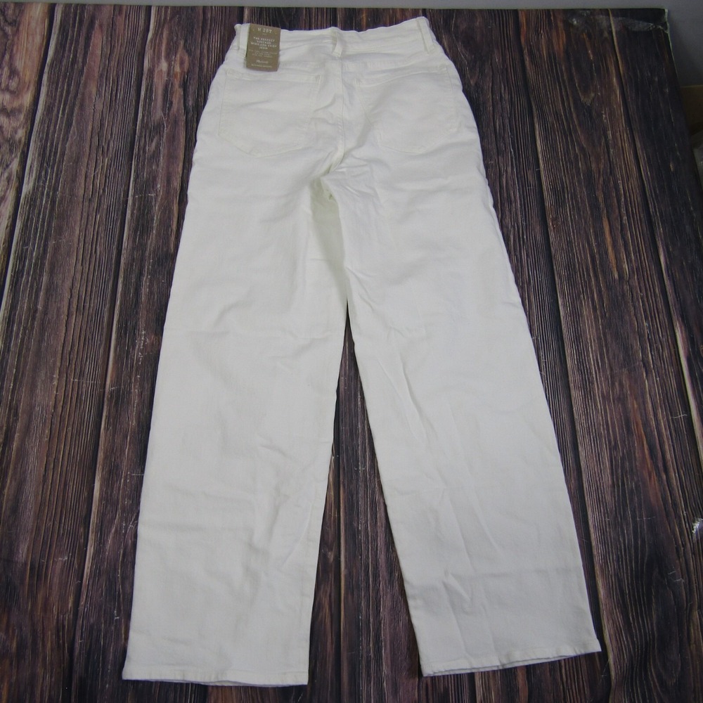 Madewell Womens Tall T28 Perfect Vintage Wide Leg Crop Jeans High Waist Fitted - Picture 8 of 9